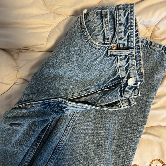 Zara high rise straight jeans size 8 - Picture 3 of 3